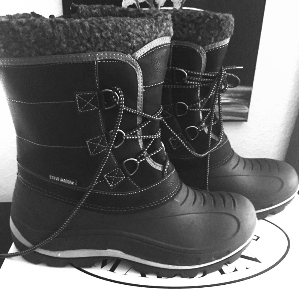 Steve Madden Winter Lined Snow Boots